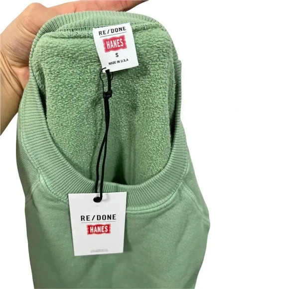 RE/DONE  X Hanes '80s  Sweatshirt Size Small NWT - Picture 6 of 6